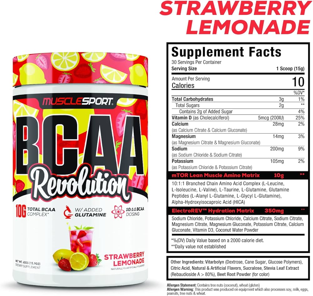 MUSCLE SPORT BCAA REVOLUTION / 30 SERVICIOS