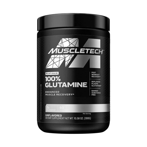 MUSCLETECH PLATINUM GLUTAMINA / 60 SERVICIOS