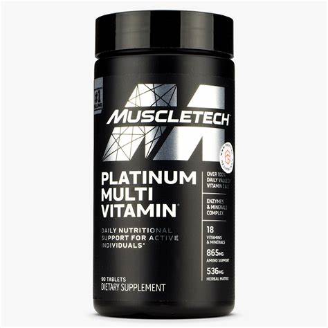 MUSCLETECH PLATINUM MULTIVITAMINIC / 90 CAPS