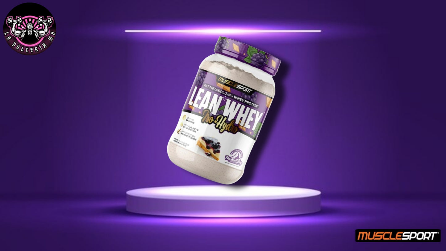 MUSCLE SPORT LEAN WHEY 2LB / 26 SERVICIOS